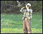 A birdwatcher